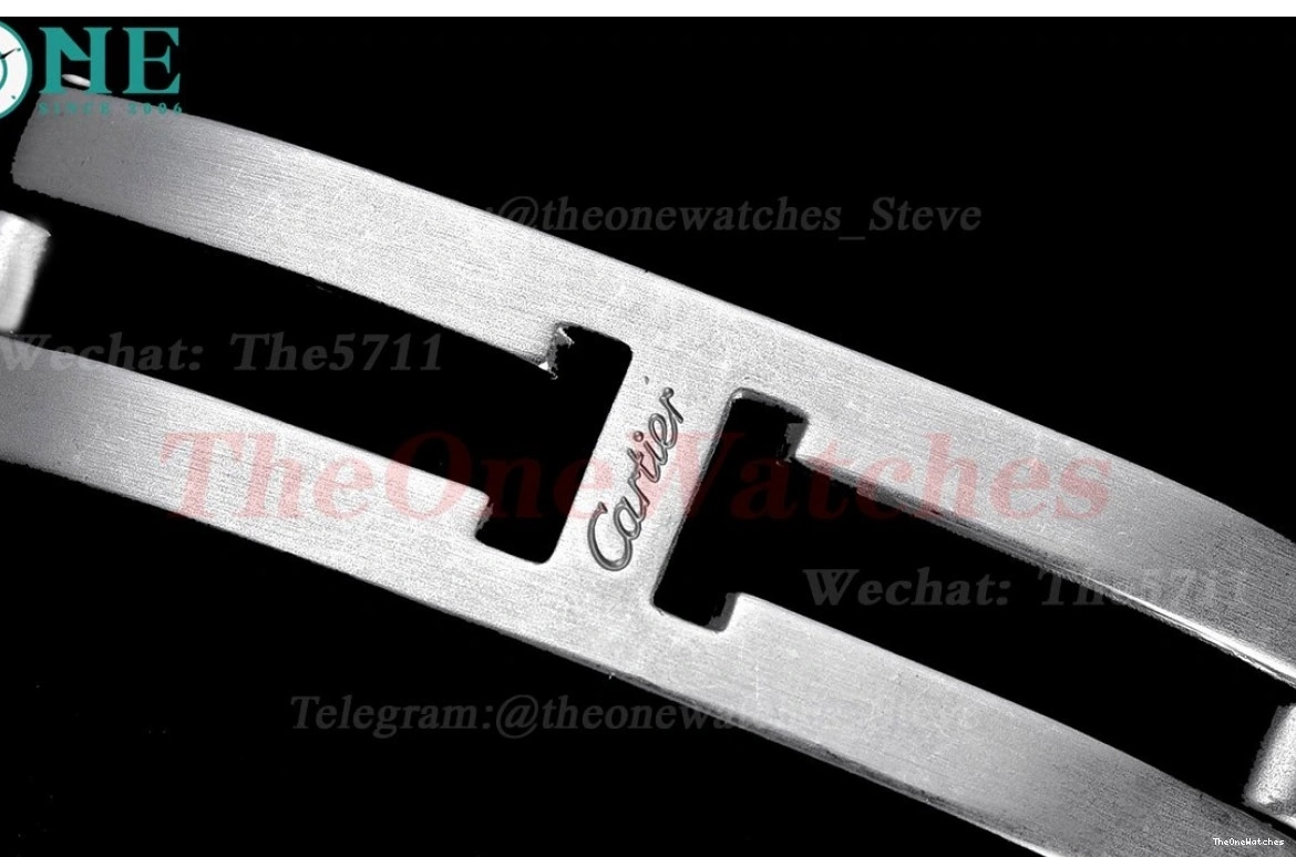 White Bezel Diamond Dial Quartz Must Bracelet K11F On SS Tank Small 0111